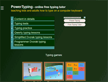 Tablet Screenshot of powertyping.com
